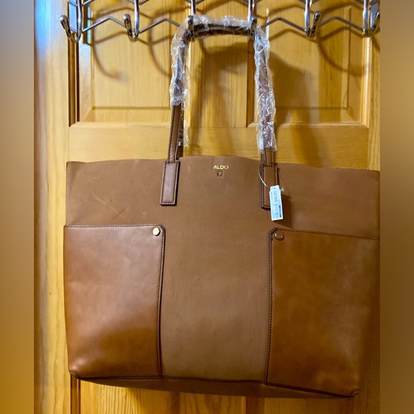 Aldo faux leather/ suede bag with bonus small purse - Picture 2 of 7